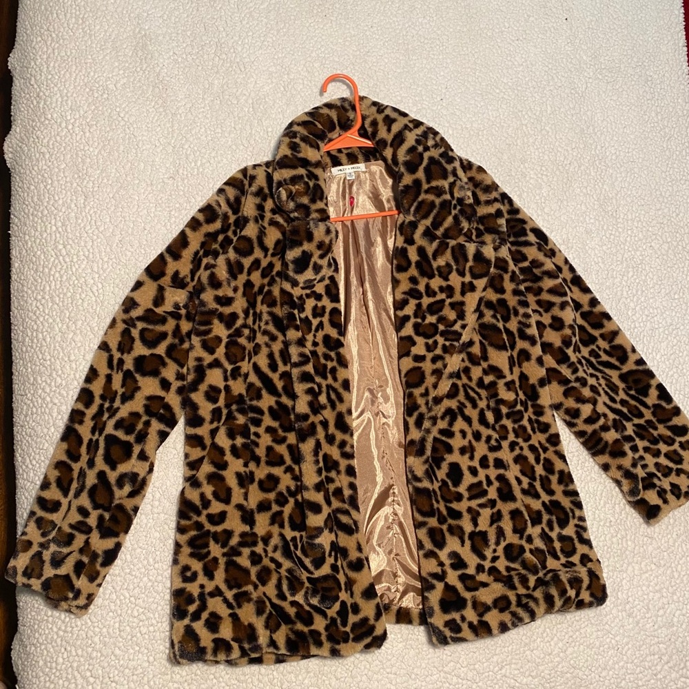 Cheetah fur coat